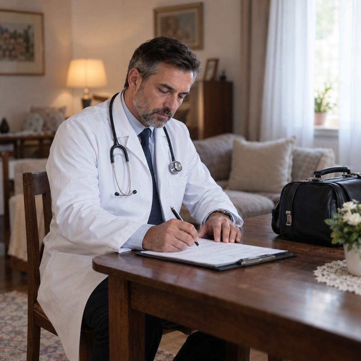 Medic constatator pentru decesele la domiciliu